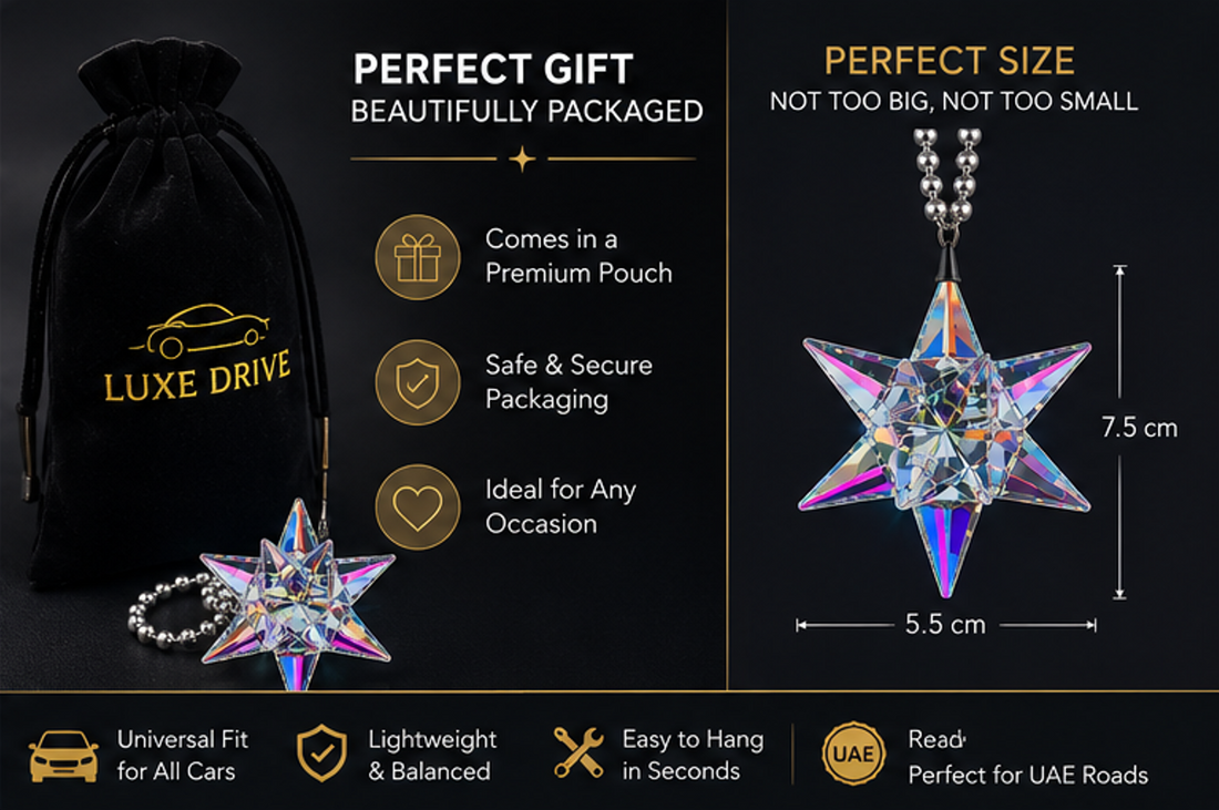 Crystal Star Car Hanging Ornament ✨