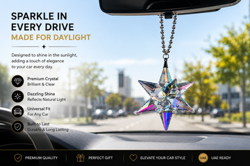 Crystal Star Car Hanging Ornament ✨