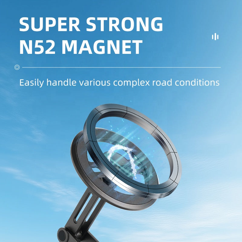 New Premium 360° Magnetic Car Phone Holder – Foldable Dashboard Mount