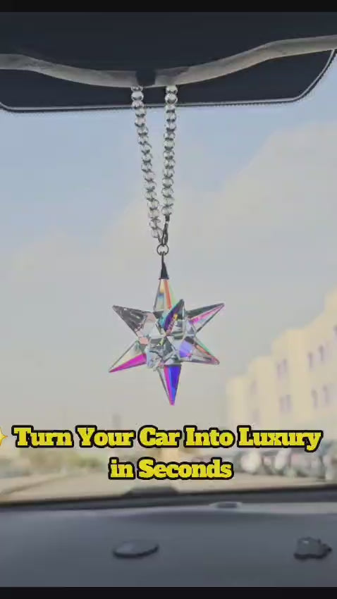 Crystal Star Car Hanging Ornament ✨