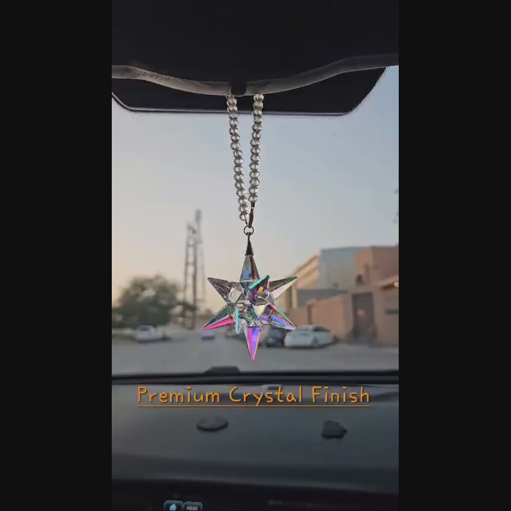 Crystal Star Car Hanging Ornament ✨