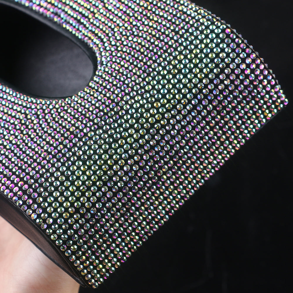 ✨ Crystal Rhinestone Car Tissue Box