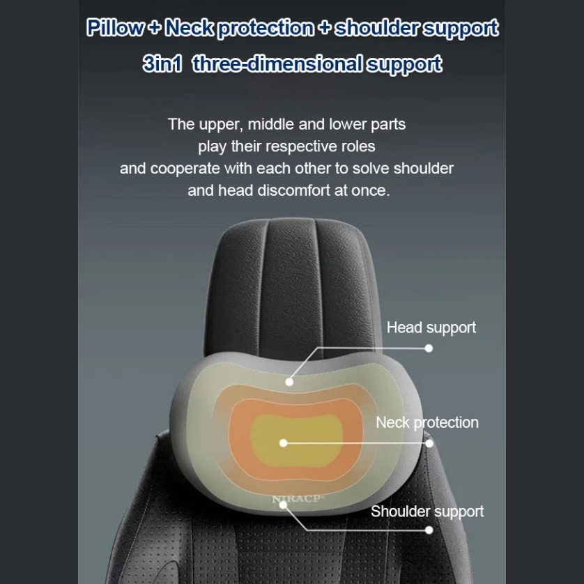 [🎁Creative Gift] Car Headrest Neck And Waist Pillow😍