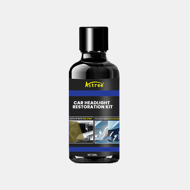 Automotive Headlight Restoration Fluid Kit
