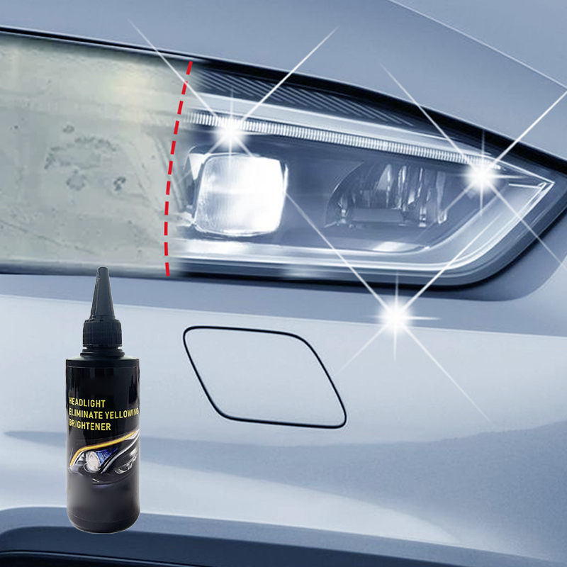 Automotive headlight activator - efficiently removes blurring and yellowing