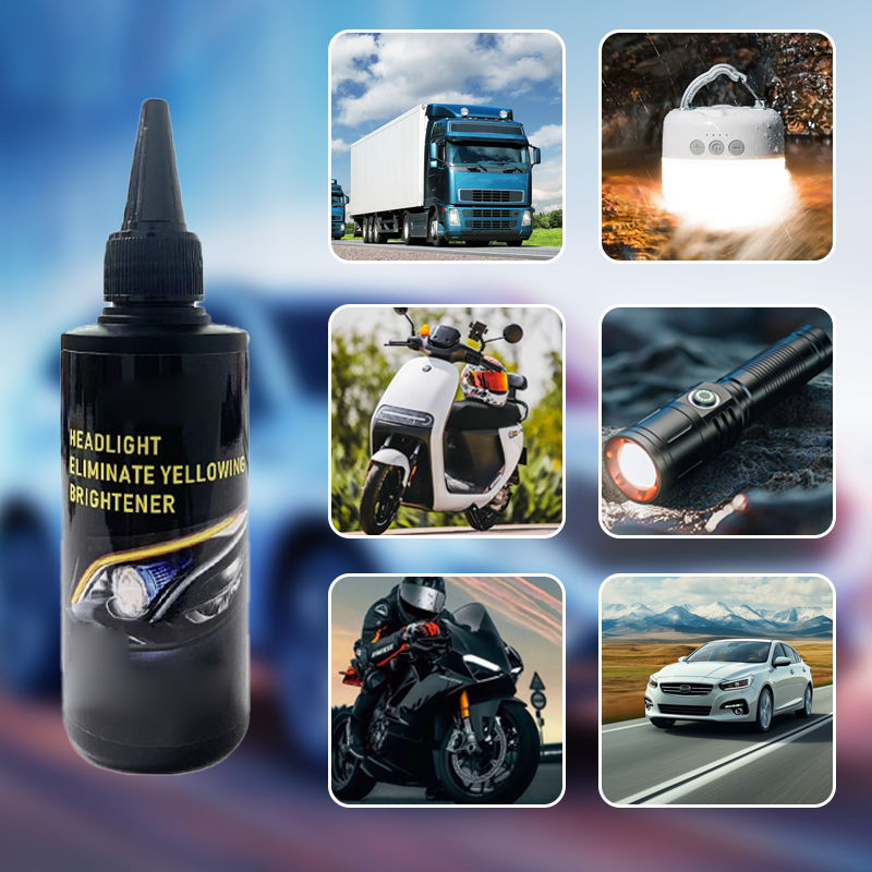 Automotive headlight activator - efficiently removes blurring and yellowing