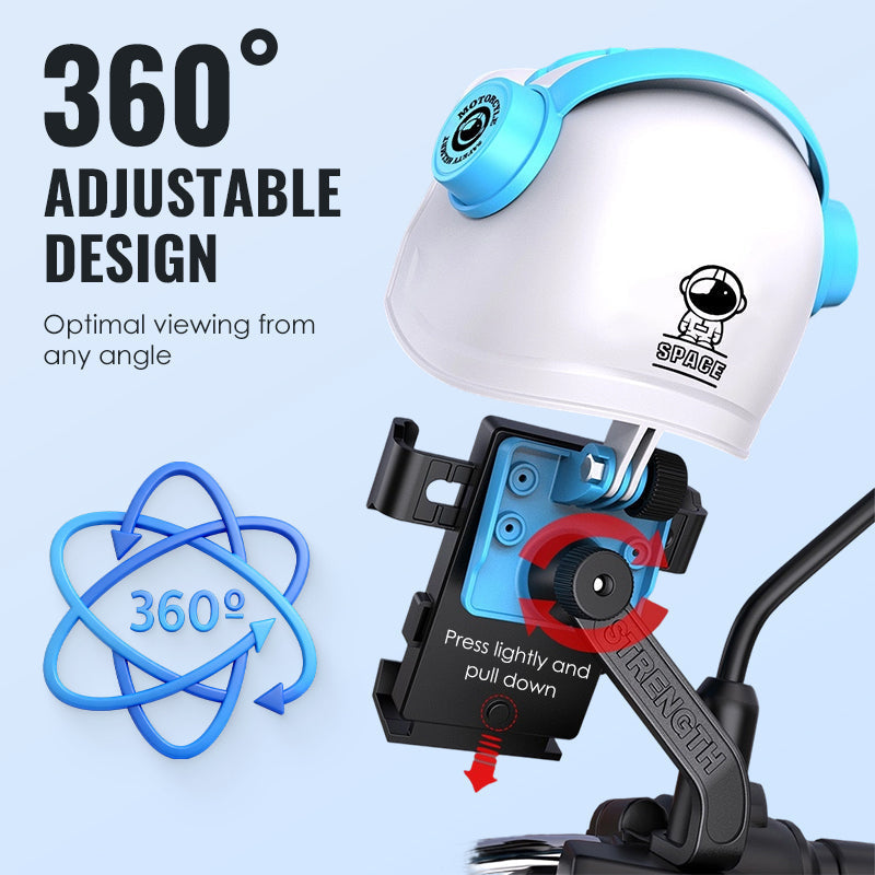 Durable Bike Phone Mount with Weather Protection