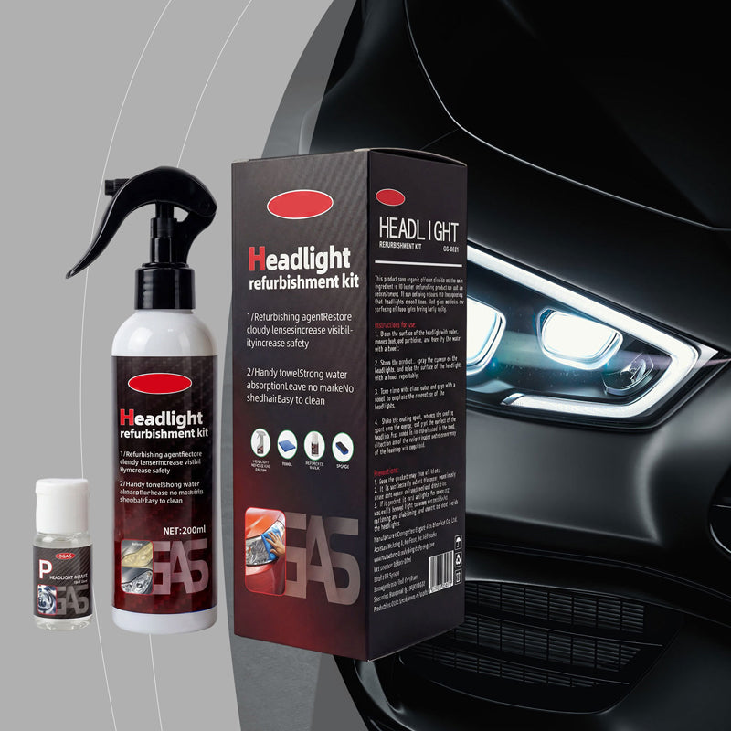 🔥Buy 3 Get 1 Free🔥 Car Headlight Cleaning & Restoration Agent – Scratch Remover, UV Protection & Anti-Yellowing 🚗