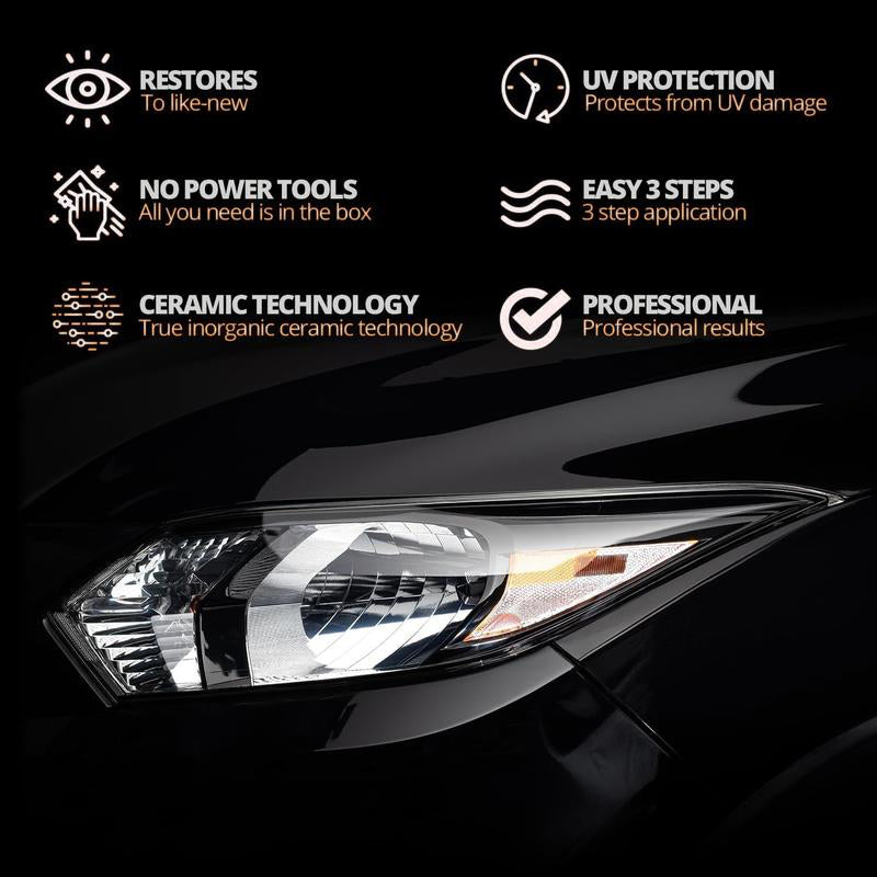 🔥Buy 3 Get 1 Free🔥 Car Headlight Cleaning & Restoration Agent – Scratch Remover, UV Protection & Anti-Yellowing 🚗