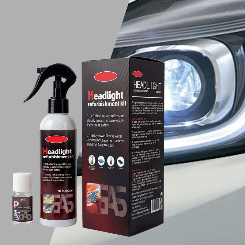 🔥Buy 3 Get 1 Free🔥 Car Headlight Cleaning & Restoration Agent – Scratch Remover, UV Protection & Anti-Yellowing 🚗
