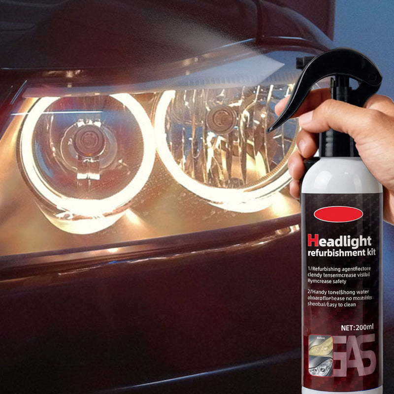 🔥Buy 3 Get 1 Free🔥 Car Headlight Cleaning & Restoration Agent – Scratch Remover, UV Protection & Anti-Yellowing 🚗