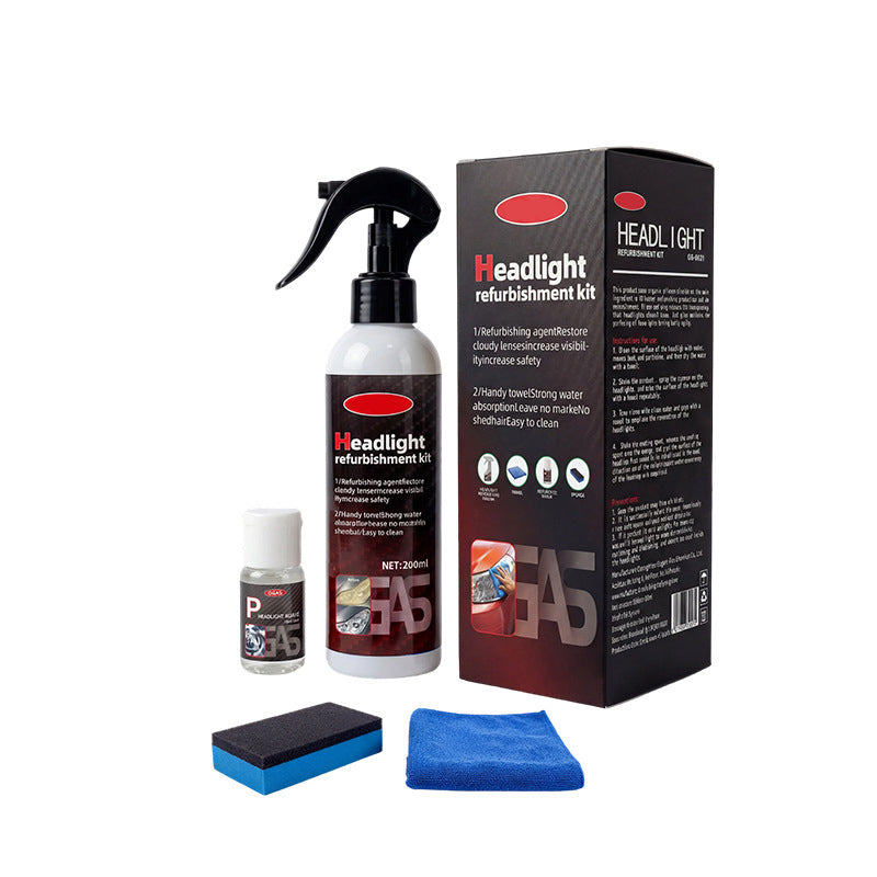 🔥Buy 3 Get 1 Free🔥 Car Headlight Cleaning & Restoration Agent – Scratch Remover, UV Protection & Anti-Yellowing 🚗