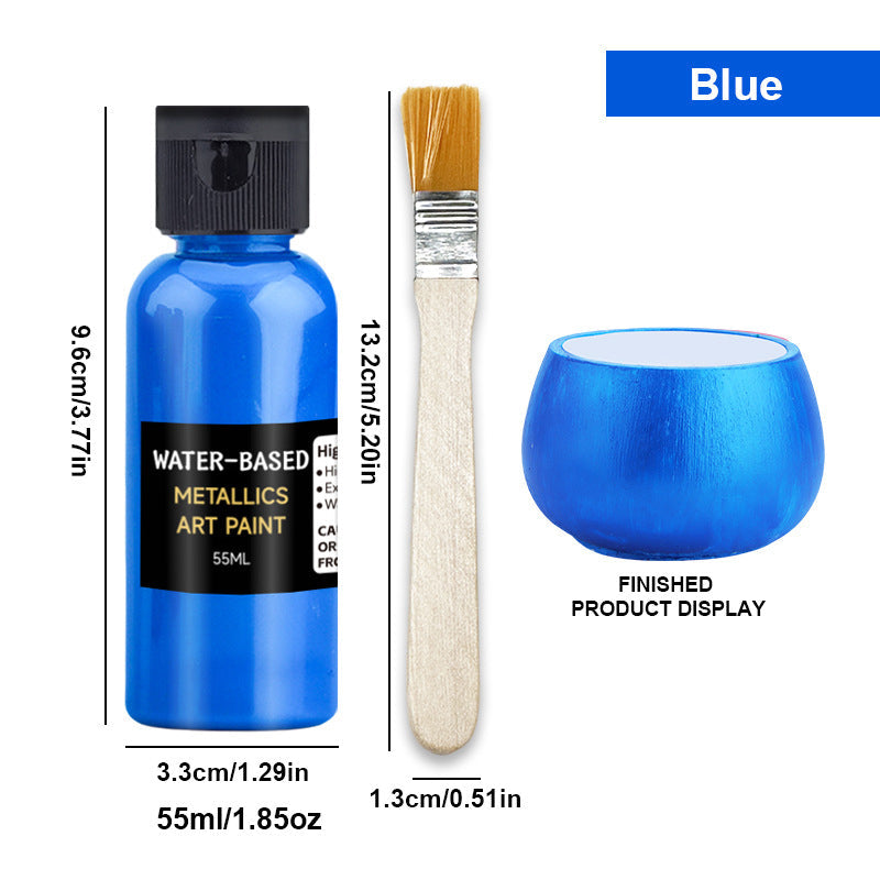Vibrant Metallic Art Paint - Fast Drying & Rust Prevention