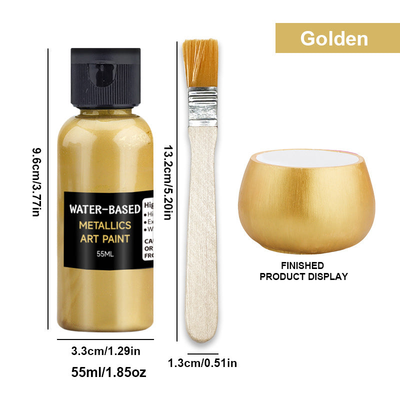 Vibrant Metallic Art Paint - Fast Drying & Rust Prevention