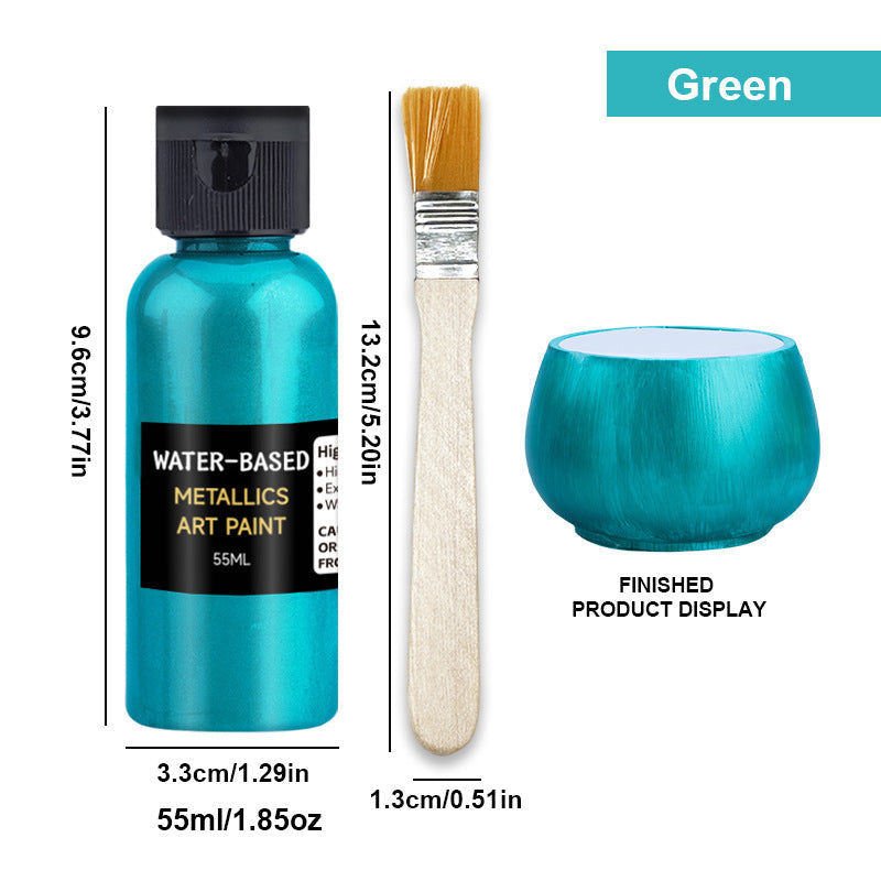 Vibrant Metallic Art Paint - Fast Drying & Rust Prevention