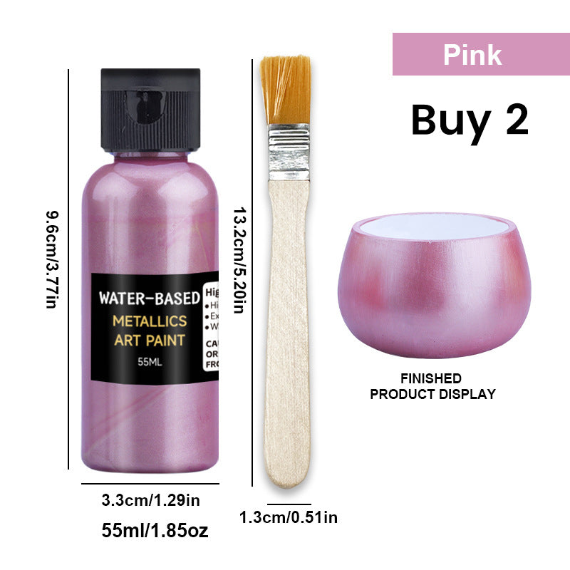 Vibrant Metallic Art Paint - Fast Drying & Rust Prevention