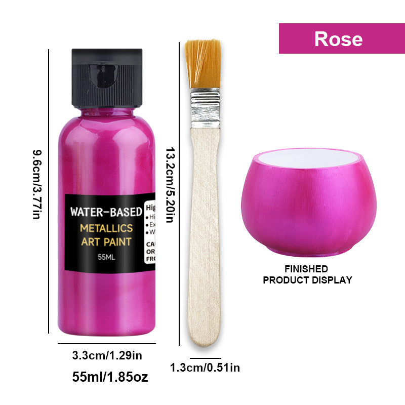 Vibrant Metallic Art Paint - Fast Drying & Rust Prevention