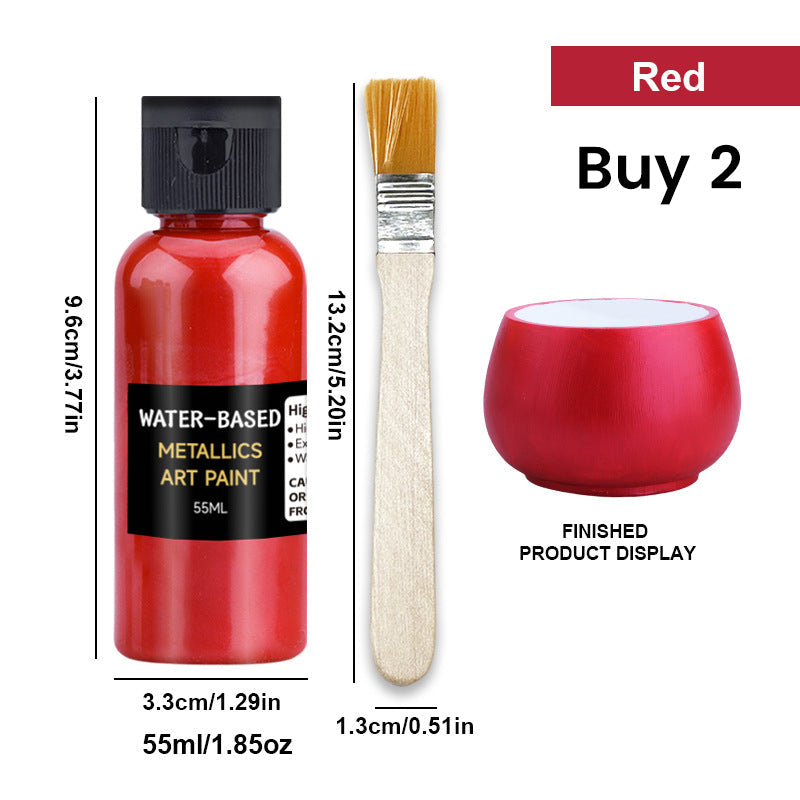 Vibrant Metallic Art Paint - Fast Drying & Rust Prevention
