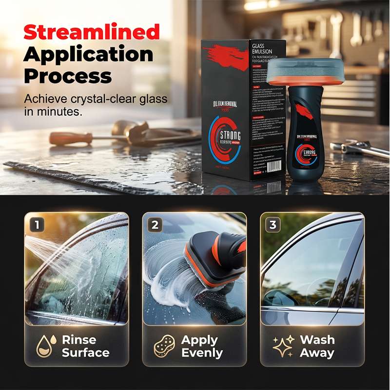 Powerful Glass Oil Film Remover