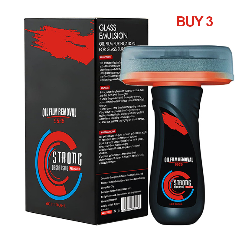 Powerful Glass Oil Film Remover