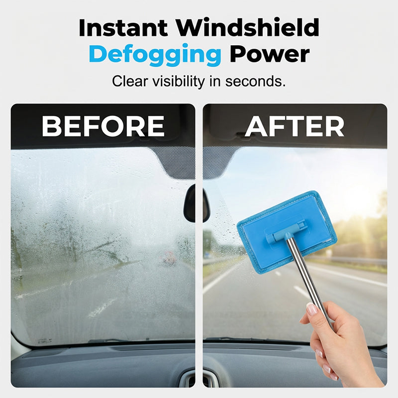Retractable Car Windshield Cleaning Tool