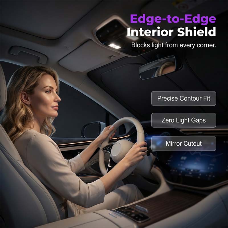 Foldable Car Windshield Sunshade