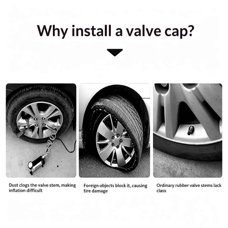Luminous Tire Valve Caps (Set of 4)
