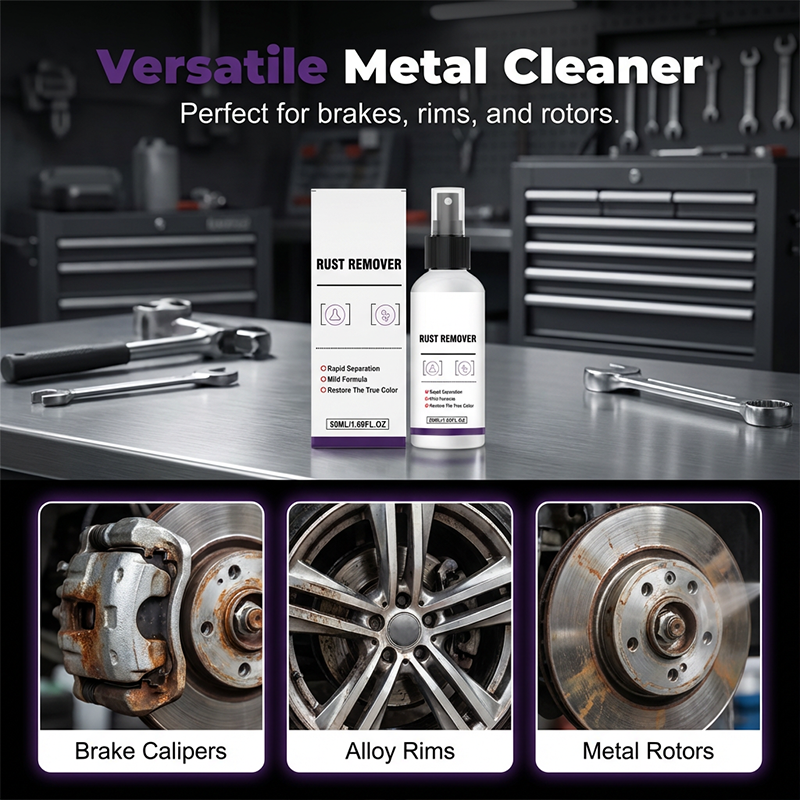 【🔥50% OFF】Instant Rust Remover Spray – Wheels Shine Like New!